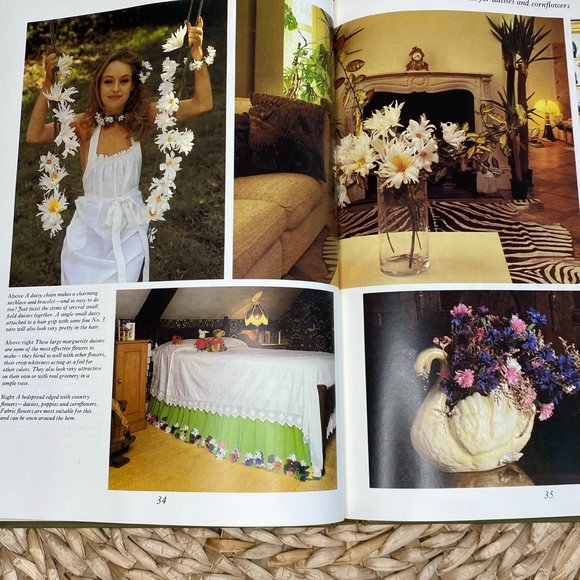 Curated Lot of 4 Vintage Flower/Nature Subject Stack of Books for Shelf/Table - Picture 3 of 14